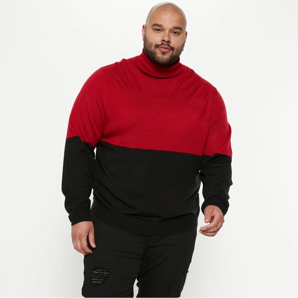Men’s Turtleneck Sweater - Picture 3 of 3